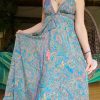 robe longue soie