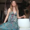 Robe longue dos-nu en Soie "Joy Skies" – Image 6