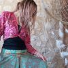 top haut soie boho bohème hippie indien