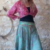 top haut soie boho bohème hippie indien
