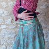 top haut soie boho bohème hippie indien