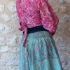 top haut soie boho bohème hippie indien