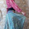 top haut soie boho bohème hippie indien