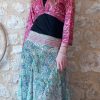 top haut soie boho bohème hippie indien