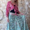 top haut soie boho bohème hippie indien