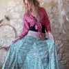 top haut soie boho bohème hippie indien
