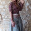pantalon ample yoga danse meditation indien soie hippie boheme