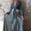 haut top pantalon danse yoga zen meditation hippie wide wil heart soie