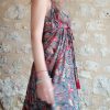 robe soie indienne dos-nu bohème hippie