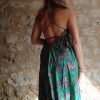 robe longue soie dos-nu indienne plage