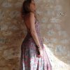 robe longue dos-nu soie wide wild heart