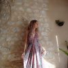 robe longue dos-nu soie wide wild heart