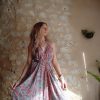 robe longue dos-nu soie wide wild heart