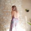 robe longue dos-nu soie wide wild heart