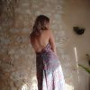 robe longue dos-nu soie wide wild heart