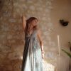 robe soie longue été dos-nu boho