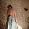 robe soie longue été dos-nu boho