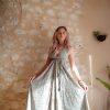 robe soie longue été dos-nu boho
