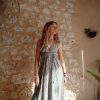 robe soie longue été dos-nu boho