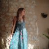 robe dos-nu soie indienne hippie