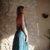 robe dos-nu soie indienne hippie