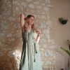 wide wild heart robe soie indienne boho yoga méditation
