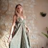 wide wild heart robe soie indienne boho yoga méditation