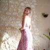 robe longue indienne dos-nu soie