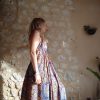 robe longue été dos-nu soie indienne méditation yoga