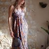 robe longue été dos-nu soie indienne méditation yoga