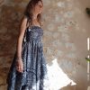 robe grunge bohème indienne soie