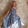 robe grunge bohème indienne soie