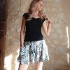 wide wild heart short en soie fluide ample indien été