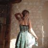 robe asymétrique grunge bohème soie