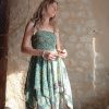 robe asymétrique grunge bohème soie