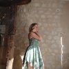 robe asymétrique grunge bohème soie