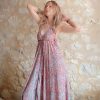 robe dos-nu soie été hippie boho méditation