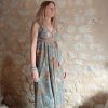 robe dos-nu été soie indienne hippie bohème