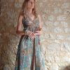 robe dos-nu été soie indienne hippie bohème