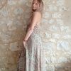 robe dos-nu soie indienne hippie bohème wide wild heart
