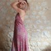 robe bohème ethnique indienne soie dos-nu glamour