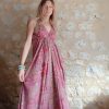 robe bohème ethnique indienne soie dos-nu glamour