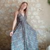 robe ethnique indienne soie dos-nu wide wild heart