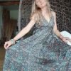 robe ethnique indienne soie dos-nu wide wild heart