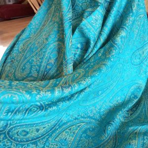 écharpe indienne soie laine wide wild heart