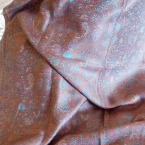 écharpe indienne soie laine wide wild heart