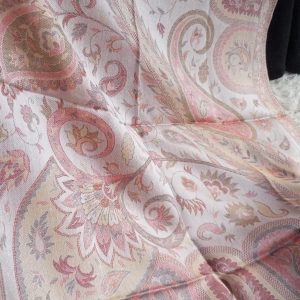 étole écharpe en soie et laine d'Inde réversible wide wild heart